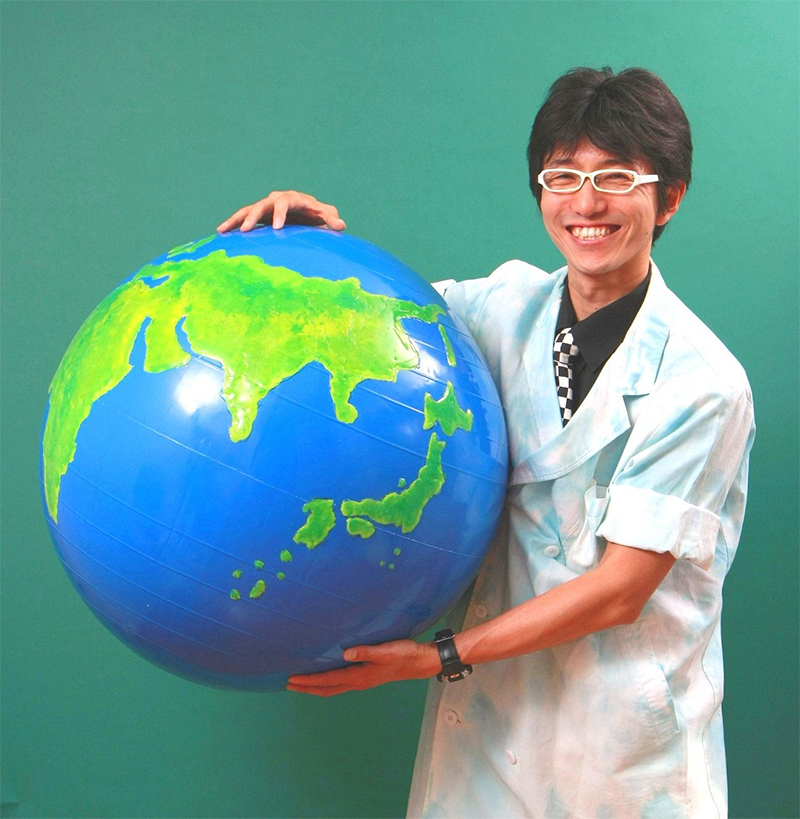 らんま先生と地球儀