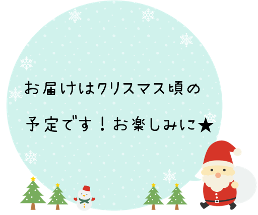 クリスマス頃お届け