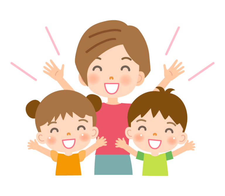 親子イラスト