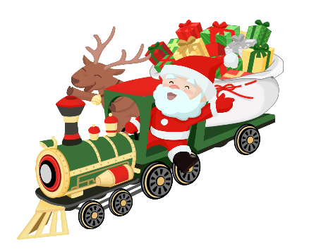 サンタとプレゼント