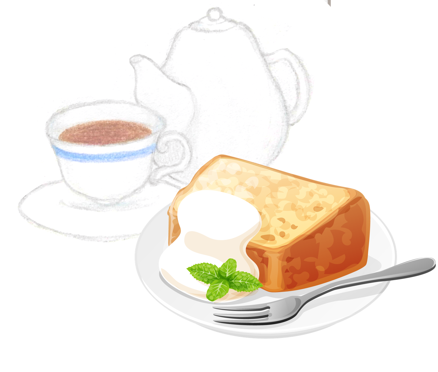 シフォンケーキセット